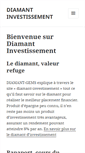 Mobile Screenshot of diamant-investissement.com