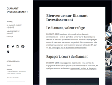 Tablet Screenshot of diamant-investissement.com